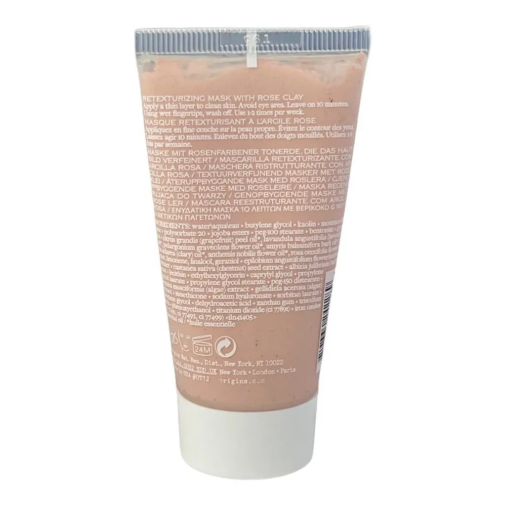Origins Original Skin Retexturizing Mask With‎ Rose Clay Travel Size 1oz NWOB